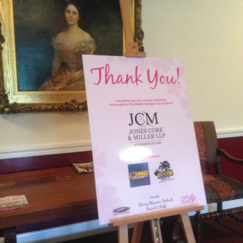 Jones Cork Sponsors Music of Nations Concert
